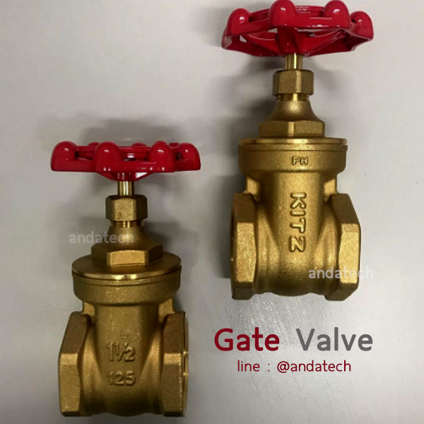 Gate Valve Kitz ( Brass ) เกทวาล์ว ทองเหลือง – ANDATECH